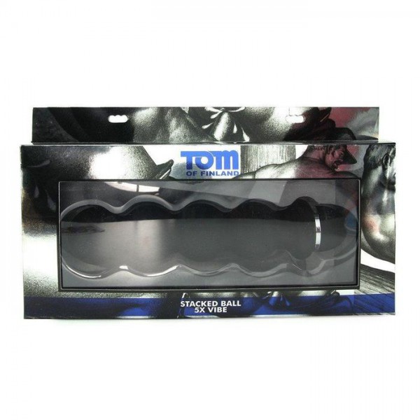 Tom Of Finland Stacked Ball 5X Silicone Vibe — image 4 of 6