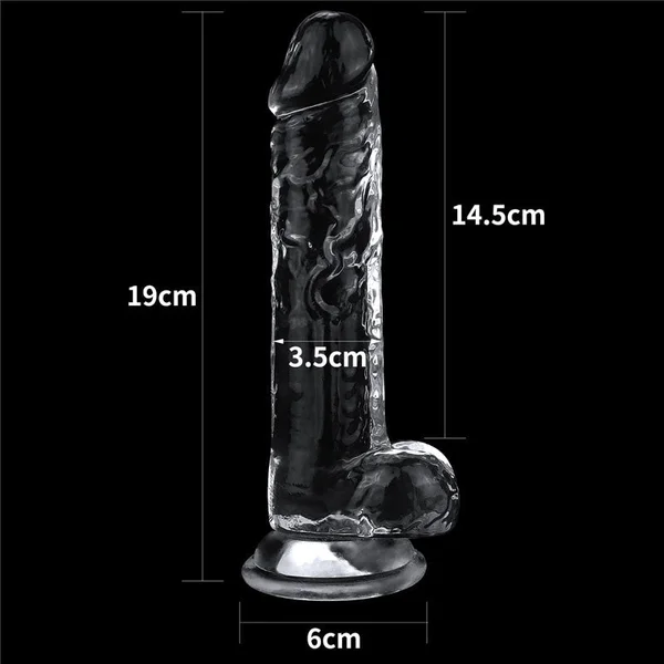 Flawless Clear Dildo 7.5'' — image 9 of 10