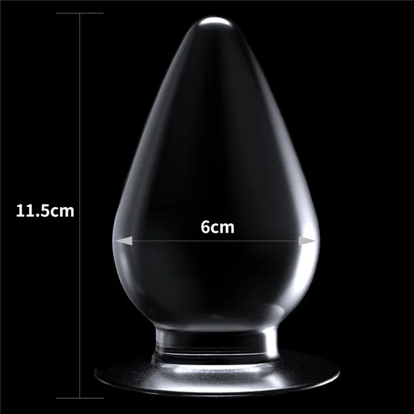 Flawless Clear Anal Plug 4.5'' — image 6 of 10