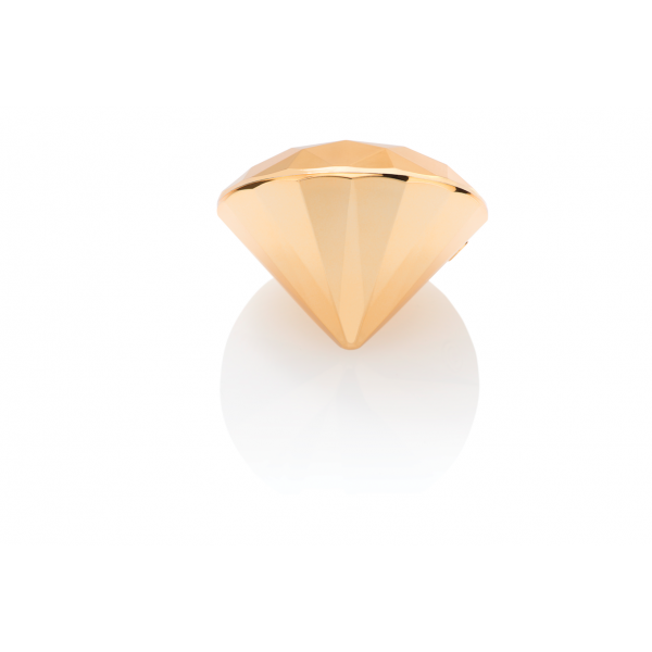 Bijoux Indiscrets Gold-Plated 1.8" Vibrating Diamond Massager