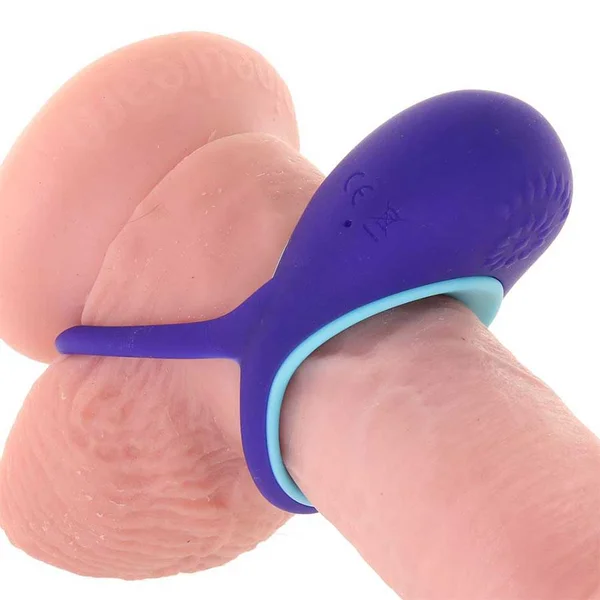 Link Up Alpha Dual Ring Vibrating Cock Ring by Cal Exotics — image 3 of 11