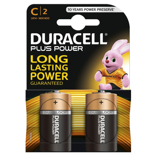 Duracell C Batteries (2 Pack)