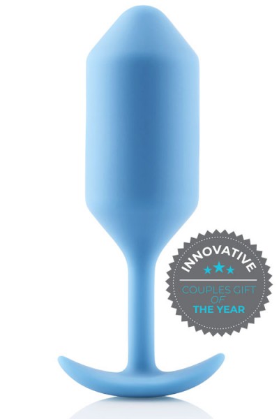 B-Vibe Weighted Silicone 4.7" Snug Butt Plug 3 (180g)