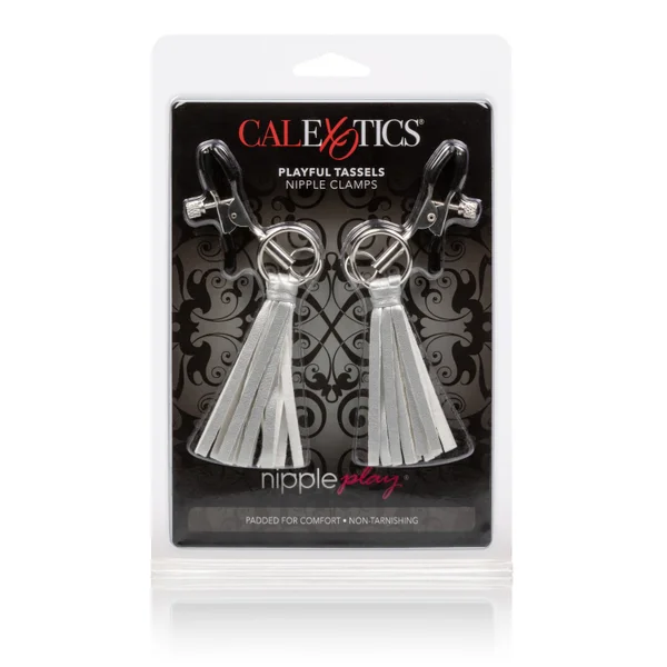 Nipple Play Playful Tassels Nipple Clamps - Silver — image 17 of 22