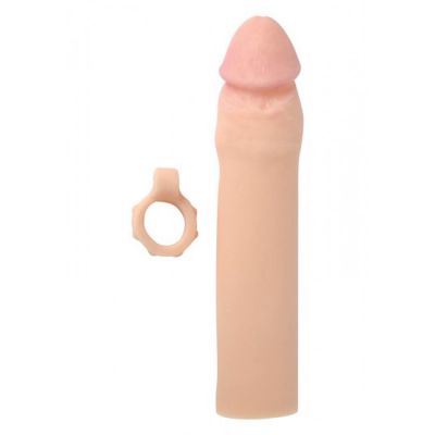 X Tra Cock 3 in 1 Vibrating Cyberskin Penis Extension