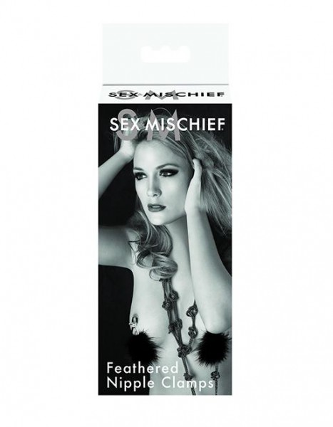 Sex & Mischief Feathered Nipple Clamps