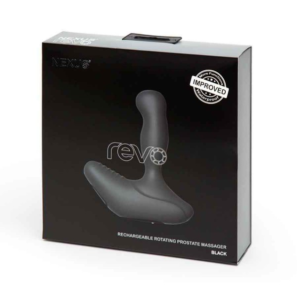 Updated Nexus Revo Rotating Prostate Massager | Rechargeable Silicone Anal Vibrator for Men