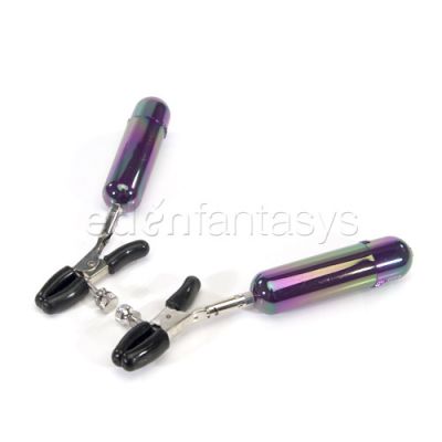 Vibrating nipple clips