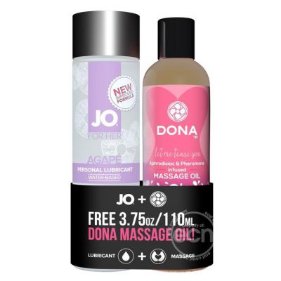 Lubricant and Massage Oil Gift Set