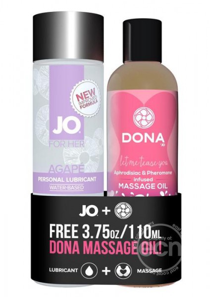 Lubricant and Massage Oil Gift Set