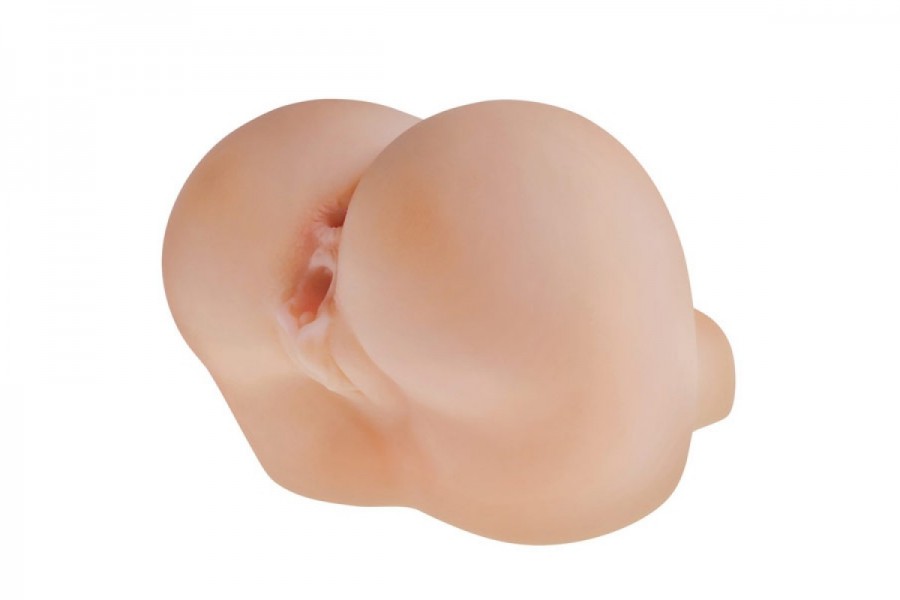 Pipedream Realistic 6.25" Petite Bubble Butt Masturbator - Dual Entry