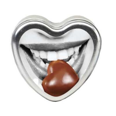 Earthly Body 3 in 1 Edible Massage Heart Candle