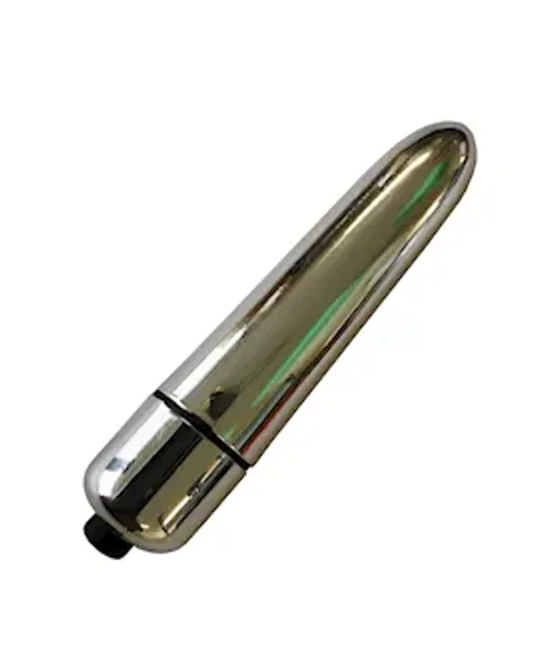 Mini Pointed Bullet Vibe - Single Speed - Silver — image 2 of 2