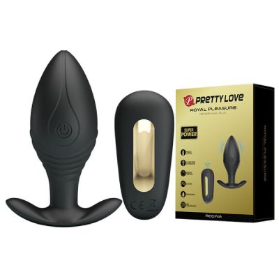 Pretty Love Silicone Vibrating Butt Plug Royal Pleasure Regina