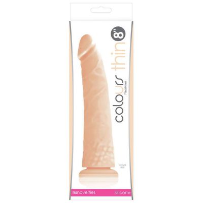 Colours Pleasures Thin 8 in Dildo