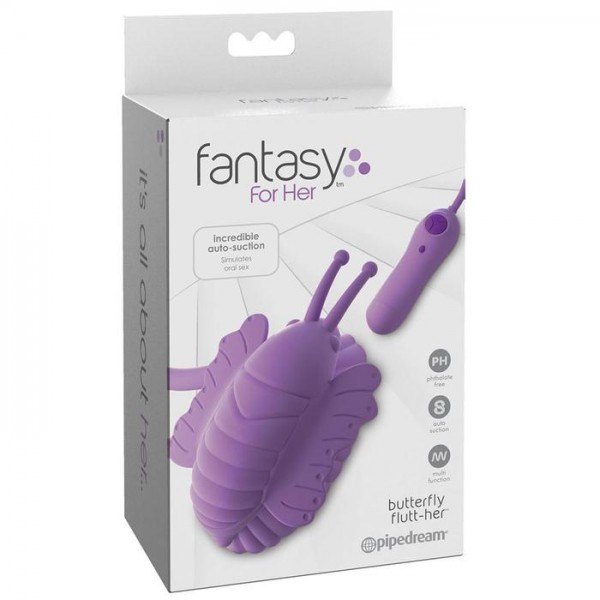 Flutt-Her Vibrating Butterfly Clitoral Pump