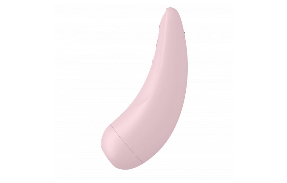 Satisfyer Curvy 2 Plus Air Pulse Silicone Clitoral Stimulator With Vibration & App