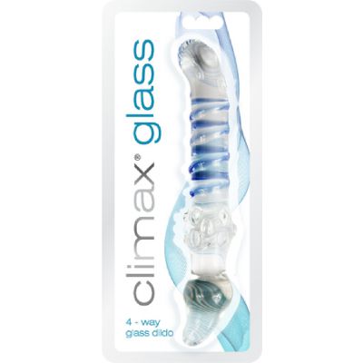 Glass 4 Way Glass Dildo