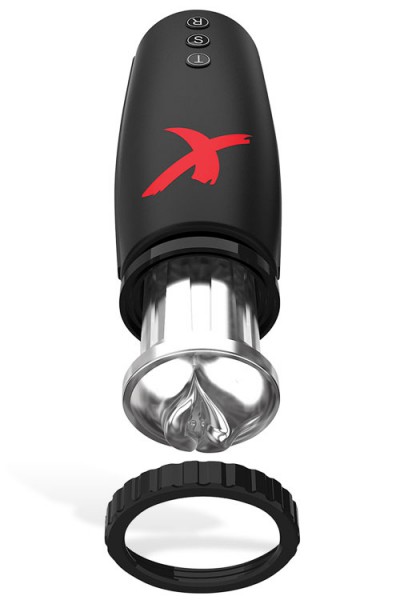 Pipedream Sucking & Thrusting Textured 9" Masturbator