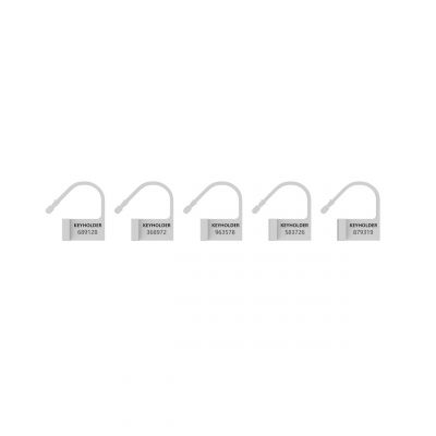 Man Cage White Spare Locks x5