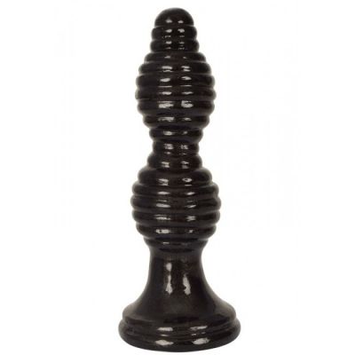 Royal Hiney The Queen Vibrating Butt Plug Black